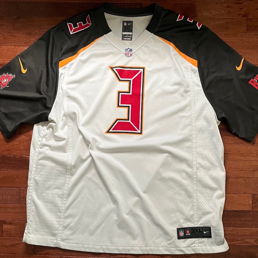 Tampa Bay Buccaneers Jersey Jameis Winston #3 Nike Authentic 3XL white